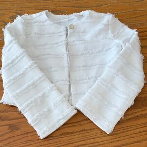 Janie and Jack Textured Cream Kids Blazer